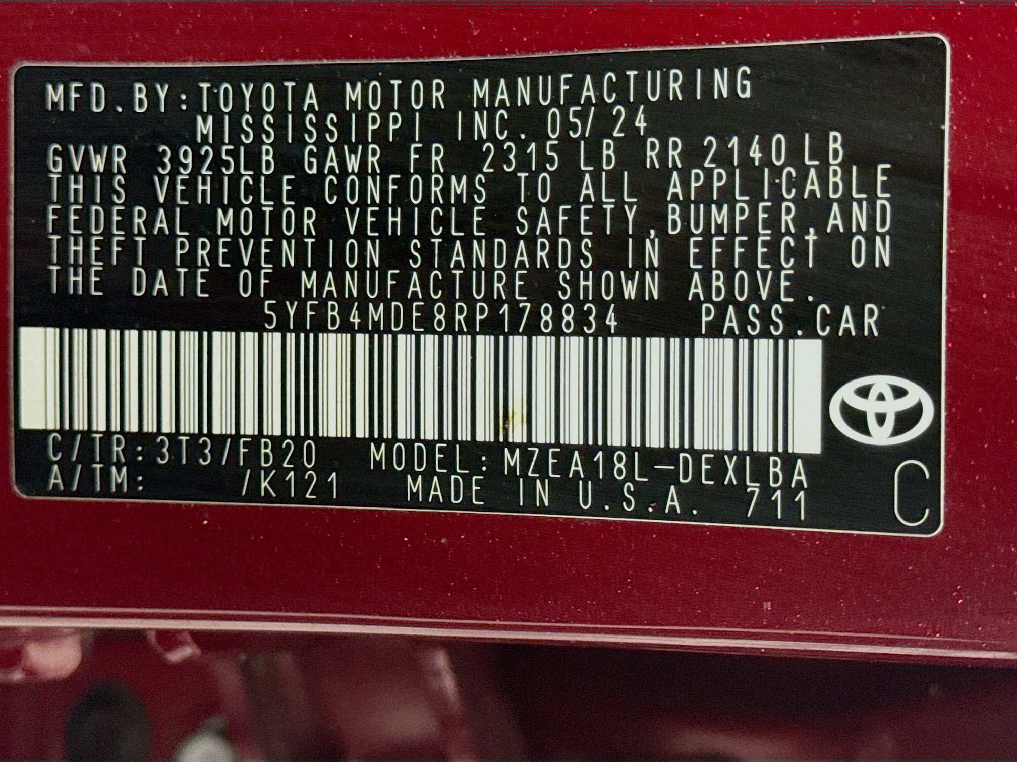 Used 2024 Toyota Corolla LE image 39