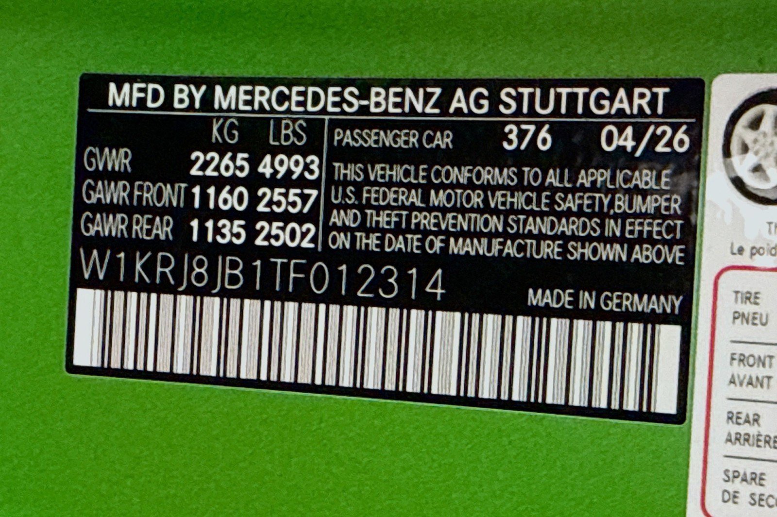 New 2026 Mercedes-Benz AMG GT 63 image 25