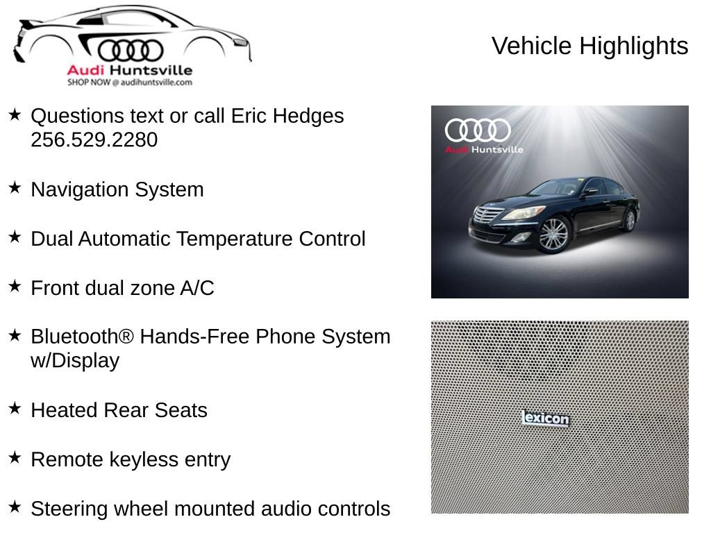 Used 2012 Hyundai Genesis 4.6 RWD image 6