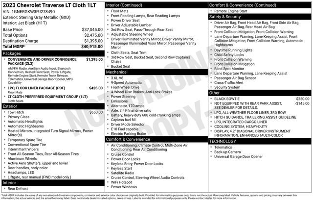 Used 2023 Chevrolet Traverse LT FWD video 2