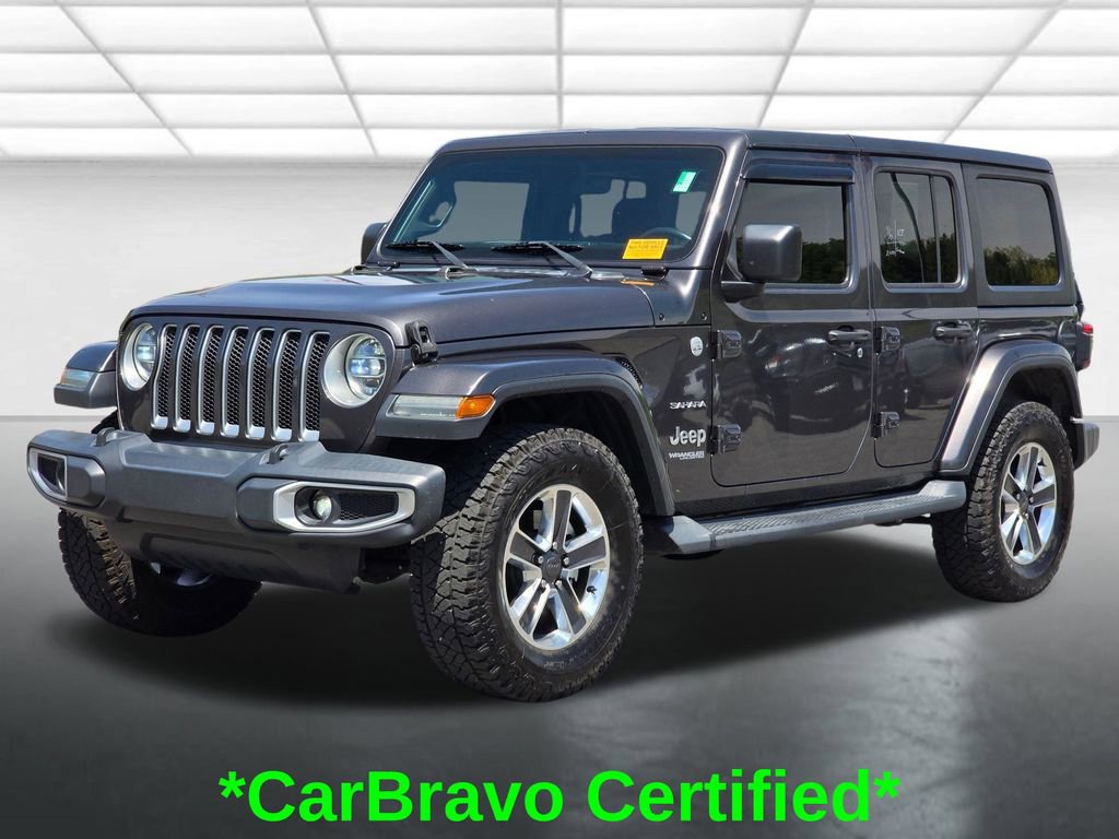 Used 2018 Jeep Wrangler Unlimited Sahara w/ LED Lighting Group AWD/4WD image 2