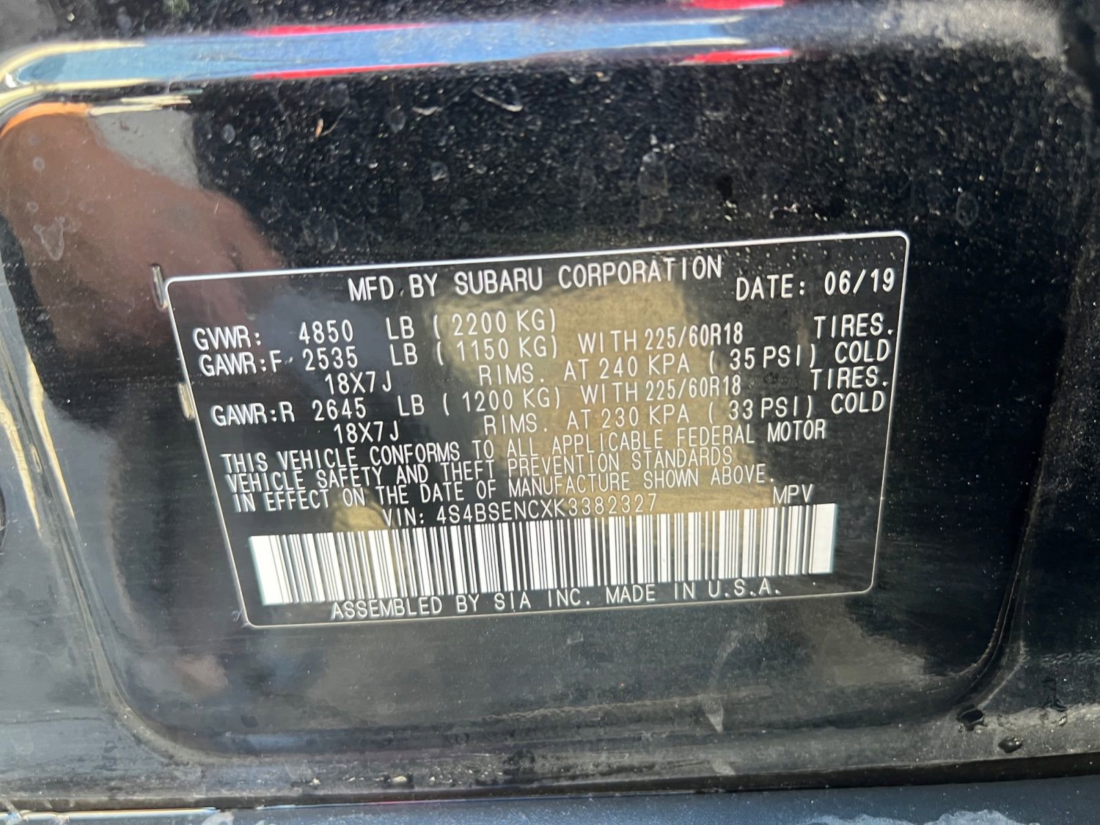 Used 2019 Subaru Outback 3.6R Limited w/ Popular Package #2 AWD/4WD image 44