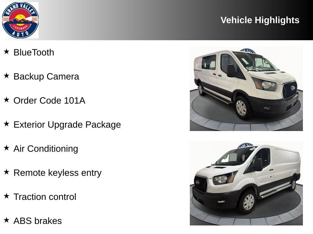 Used 2024 Ford Transit 250 Low Roof w/ Exterior Upgrade Package RWD image 2