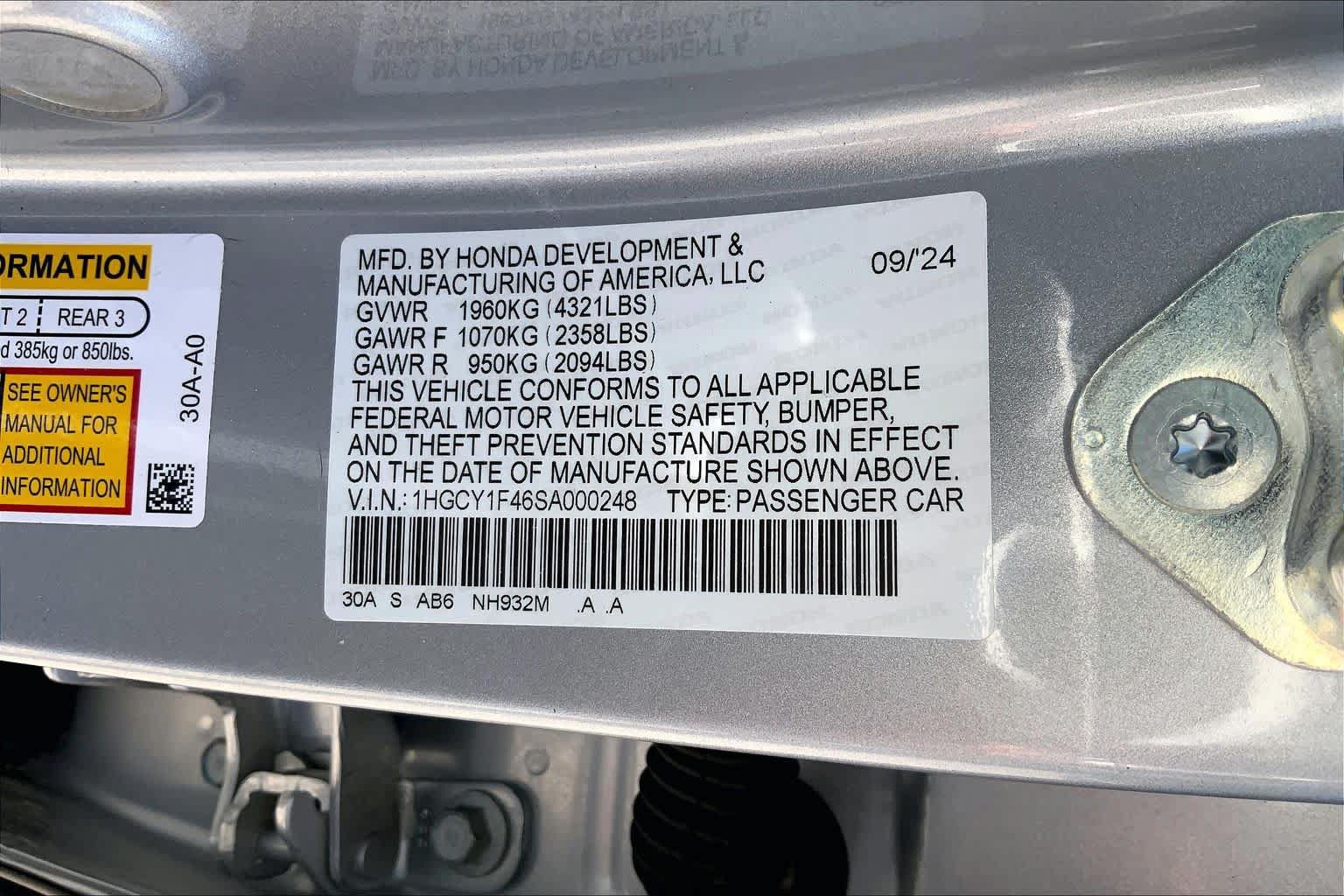 Used 2025 Honda Accord SE image 36