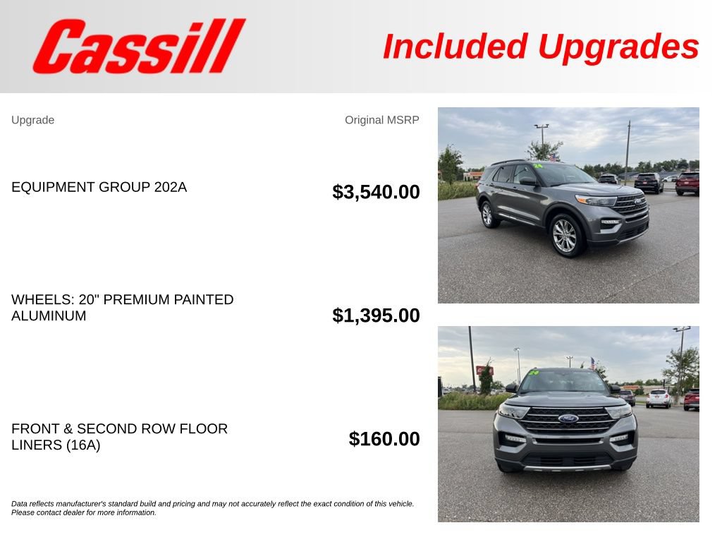 Used 2024 Ford Explorer XLT w/ Equipment Group 202A AWD/4WD image 31