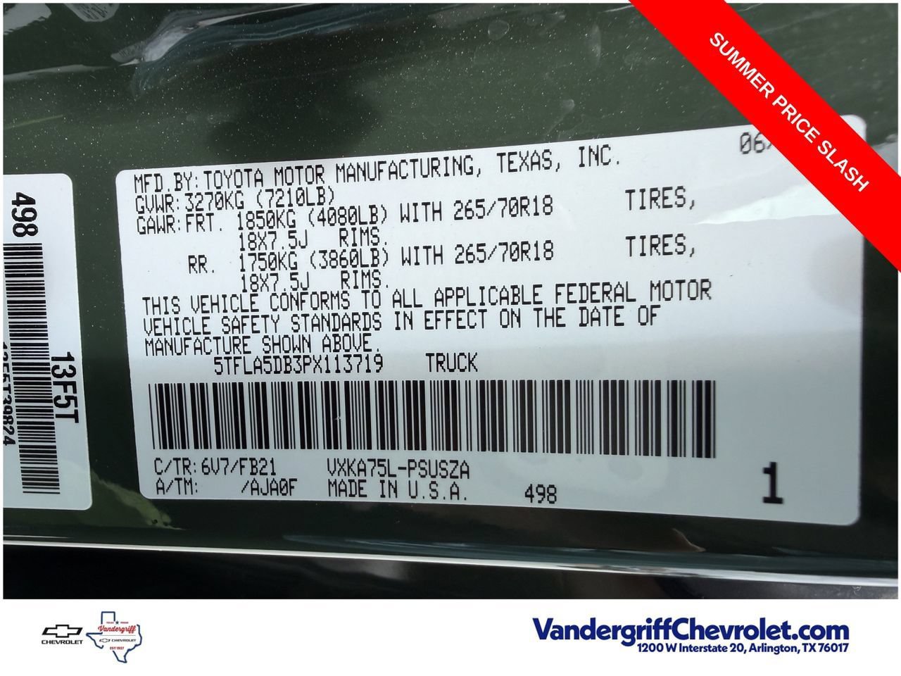 Used 2023 Toyota Tundra SR5 w/ TRD Off-Road Package AWD/4WD image 27