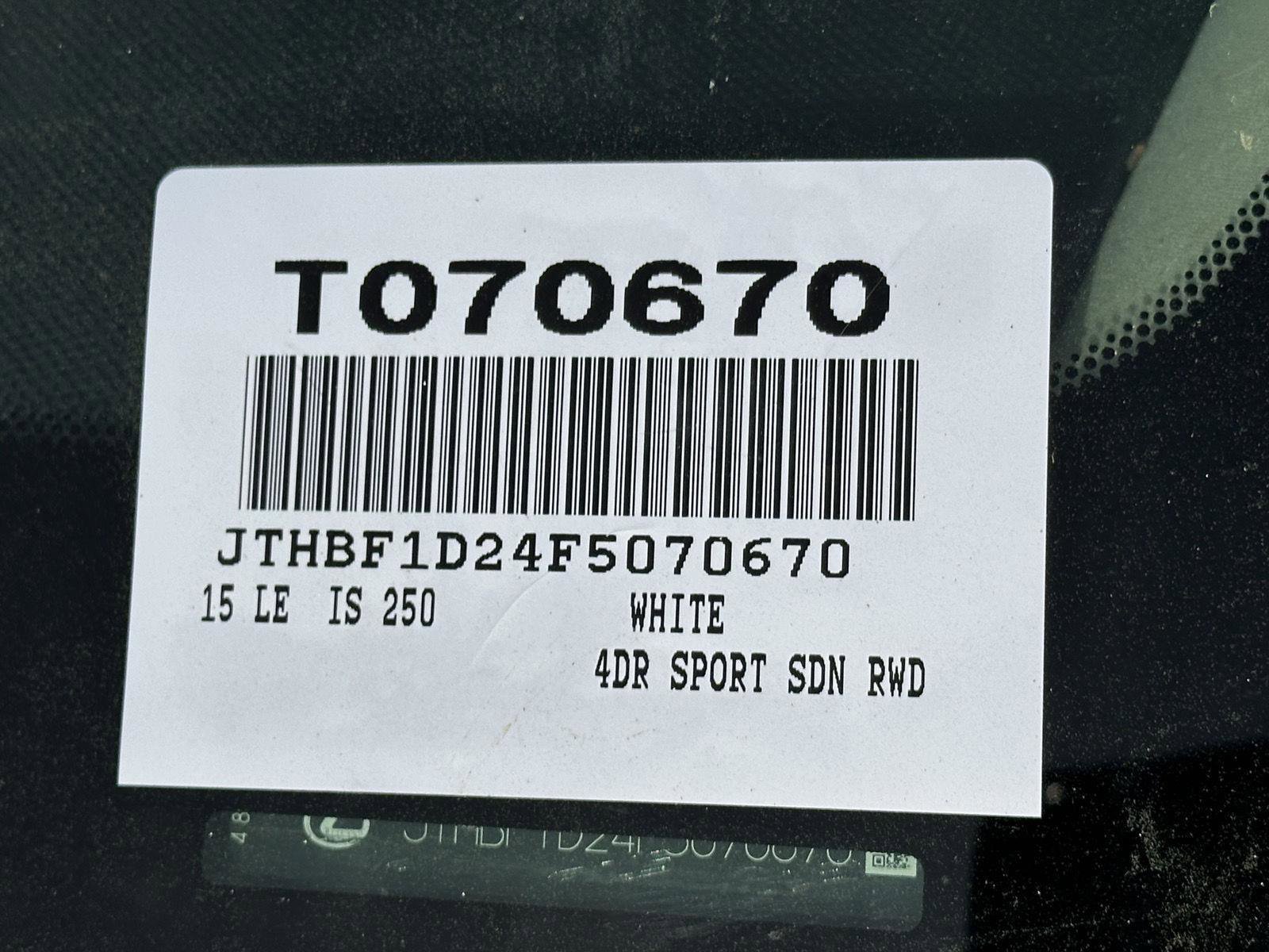 Used 2015 Lexus IS 250 image 15