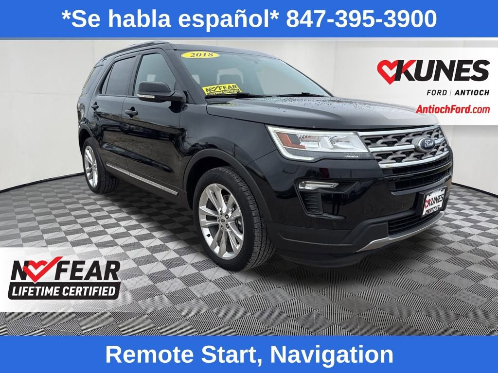 Certified 2018 Ford Explorer XLT w/ Equipment Group 202A