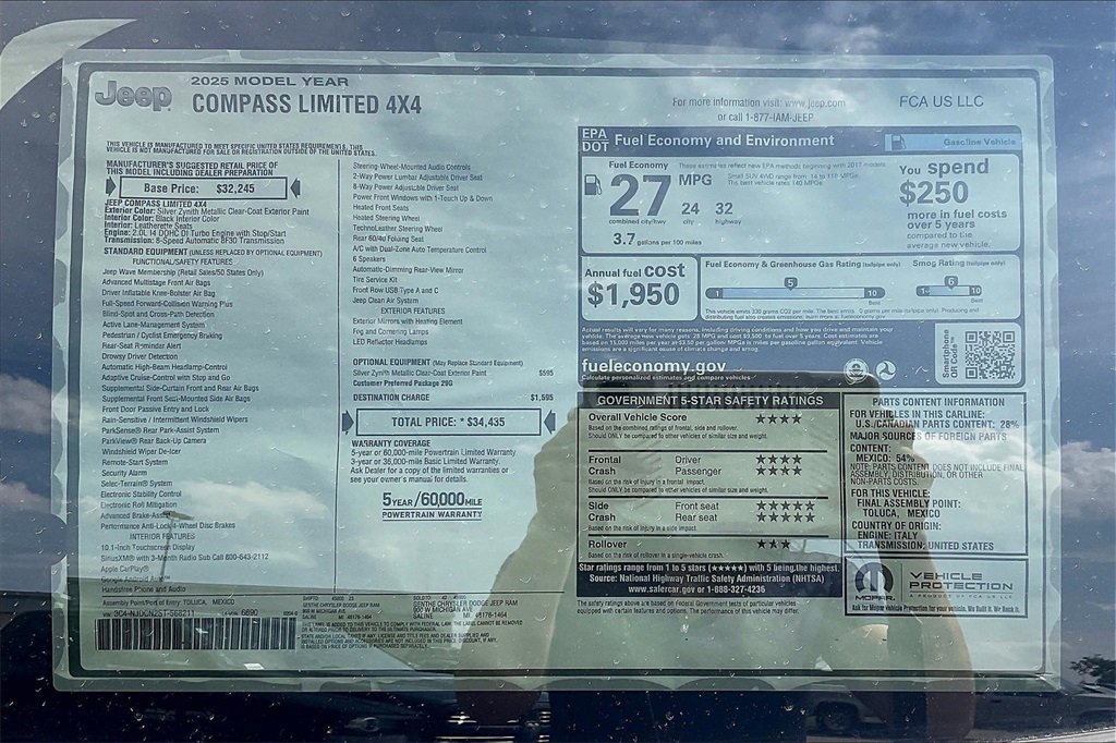 New 2025 Jeep Compass Limited image 13