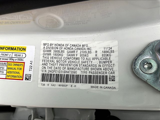 Used 2025 Honda Civic Si image 20