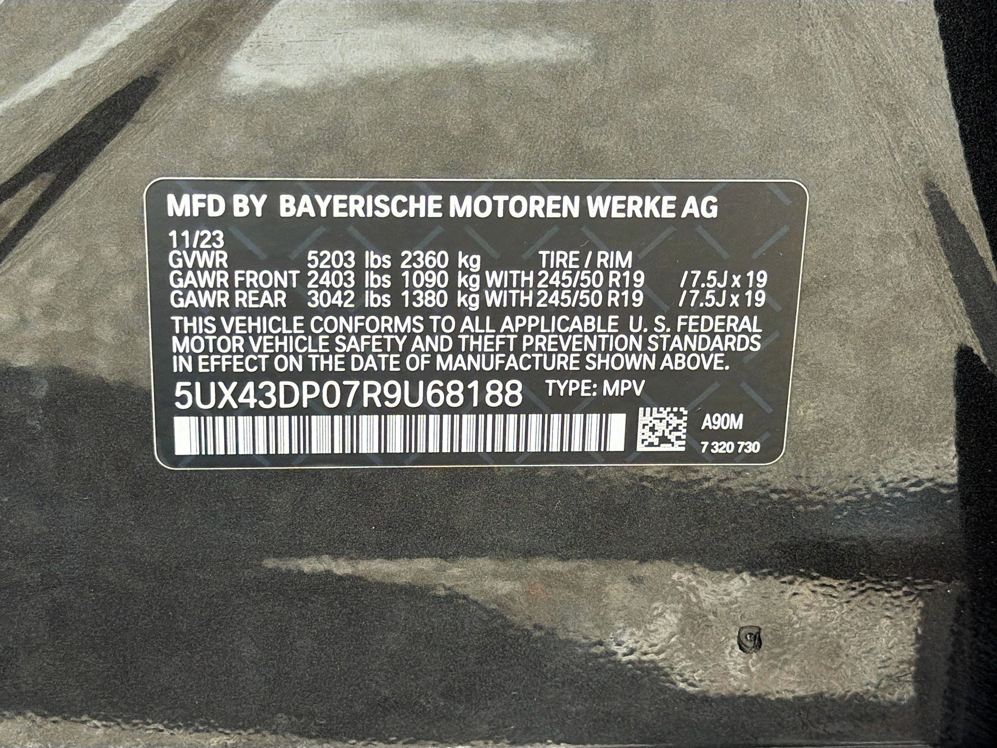 Used 2024 BMW X3 sDrive30i w/ Convenience Package image 43