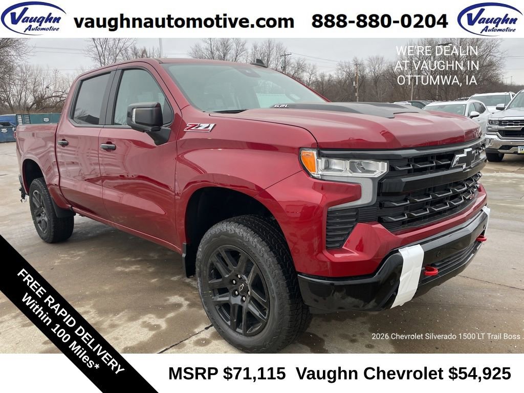 New 2026 Chevrolet Silverado 1500 LT Trail Boss w/ LT Trail Boss Premium Package