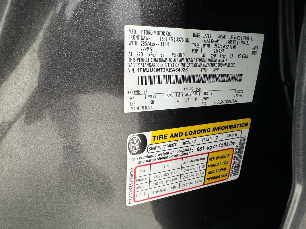 Used 2019 Ford Expedition Platinum AWD/4WD image 18