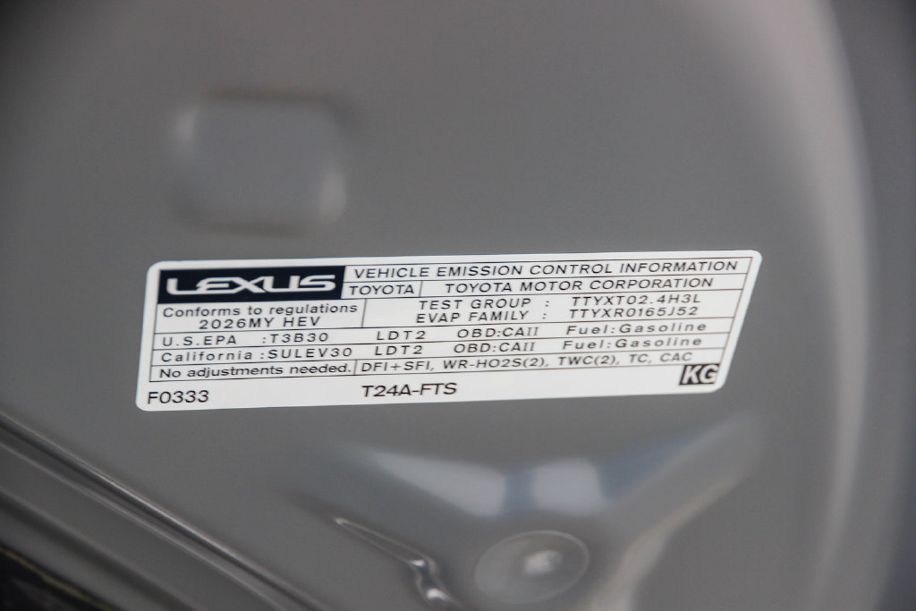 New 2026 Lexus RX 500h F Sport w/ Convenience Package AWD/4WD image 27