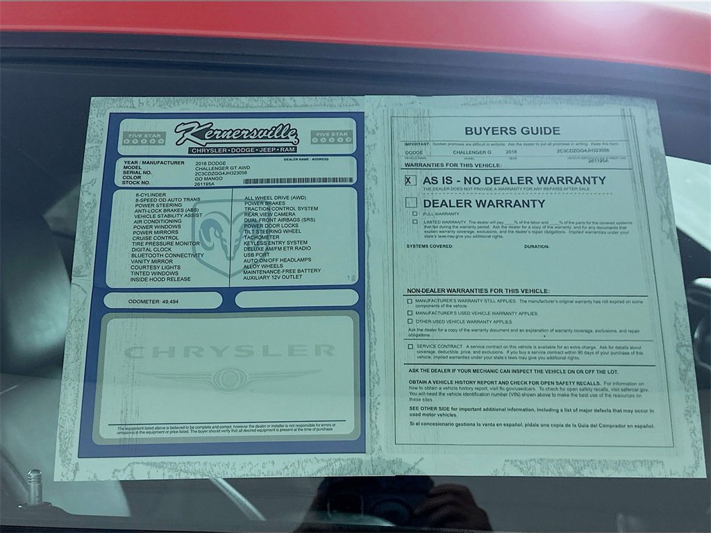 Used 2018 Dodge Challenger GT w/ Driver Convenience Group image 37