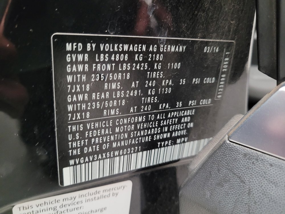 Used 2014 Volkswagen Tiguan SEL FWD image 33