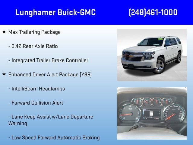 Used 2018 Chevrolet Tahoe Premier w/ Max Trailering Package AWD/4WD image 36