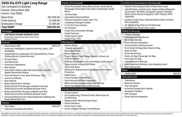New 2026 Kia EV9 Light image 15
