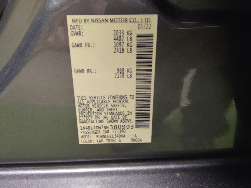 Used 2022 Nissan Altima 2.5 SV AWD/4WD image 33