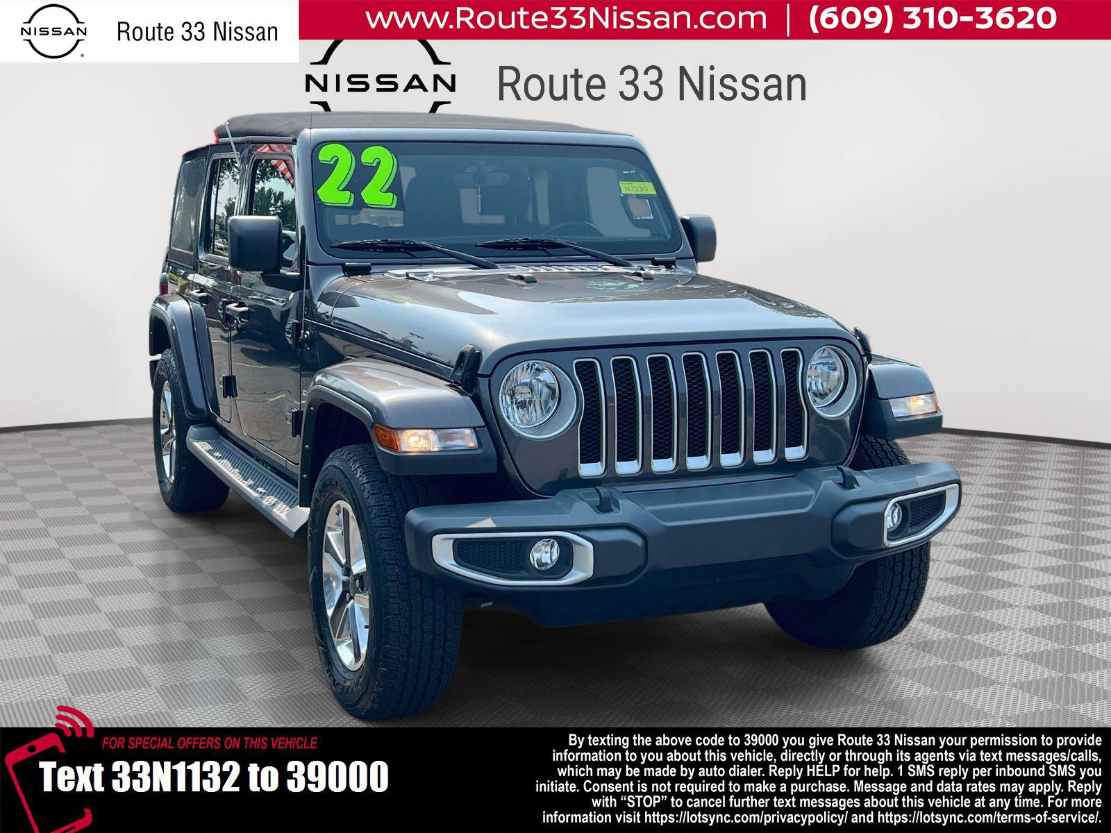 Used 2022 Jeep Wrangler Unlimited Sahara w/ Cold Weather Group AWD/4WD image 1