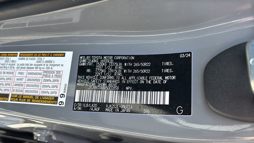 Used 2024 Lexus GX 550 w/ Accessory Package (2T) image 35