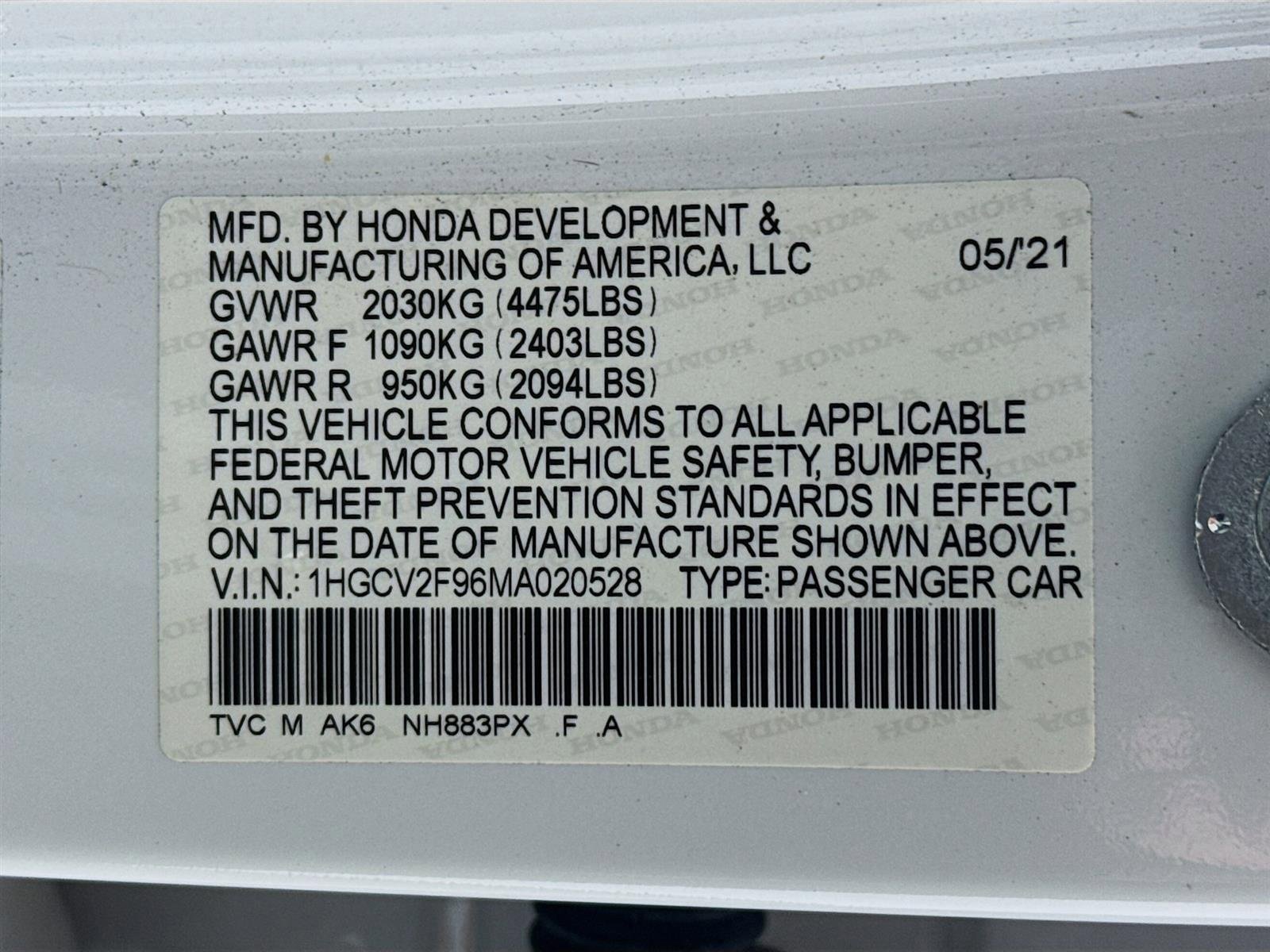 Used 2021 Honda Accord Touring image 33