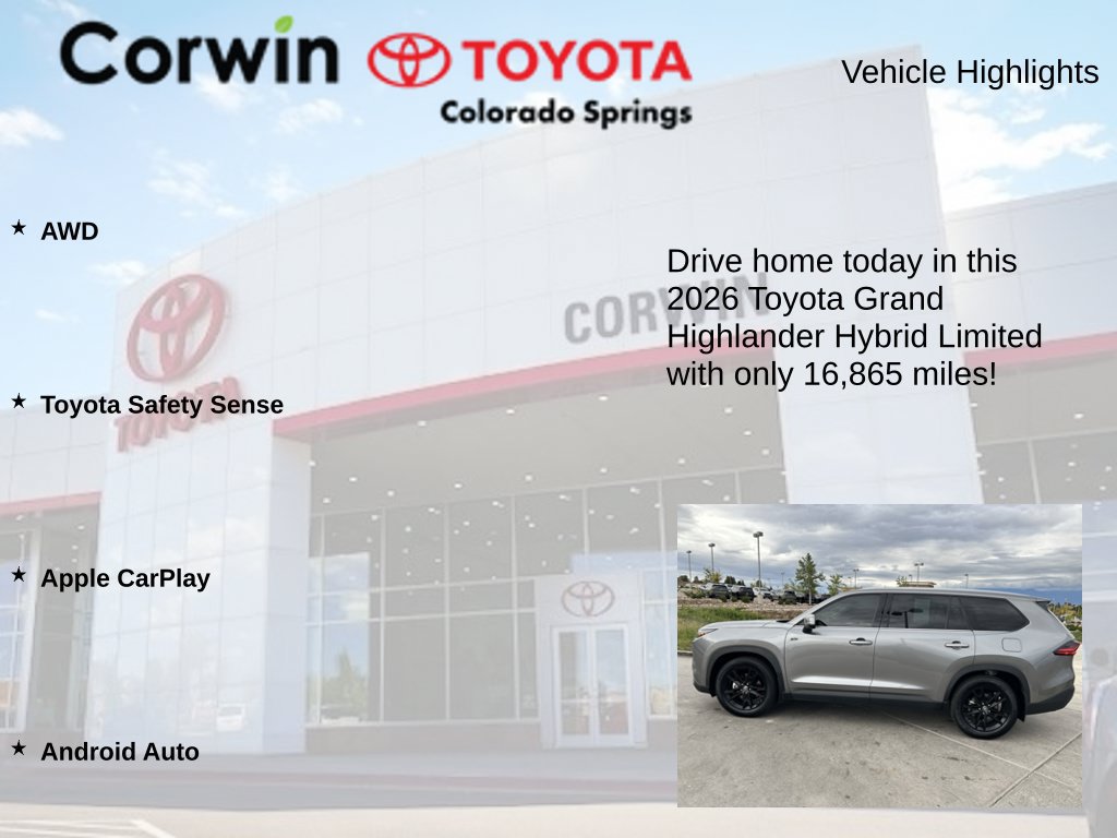 Used 2026 Toyota Grand Highlander AWD Hybrid image 7