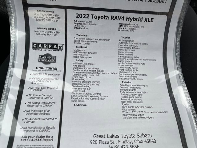 Used 2022 Toyota RAV4 XLE image 27