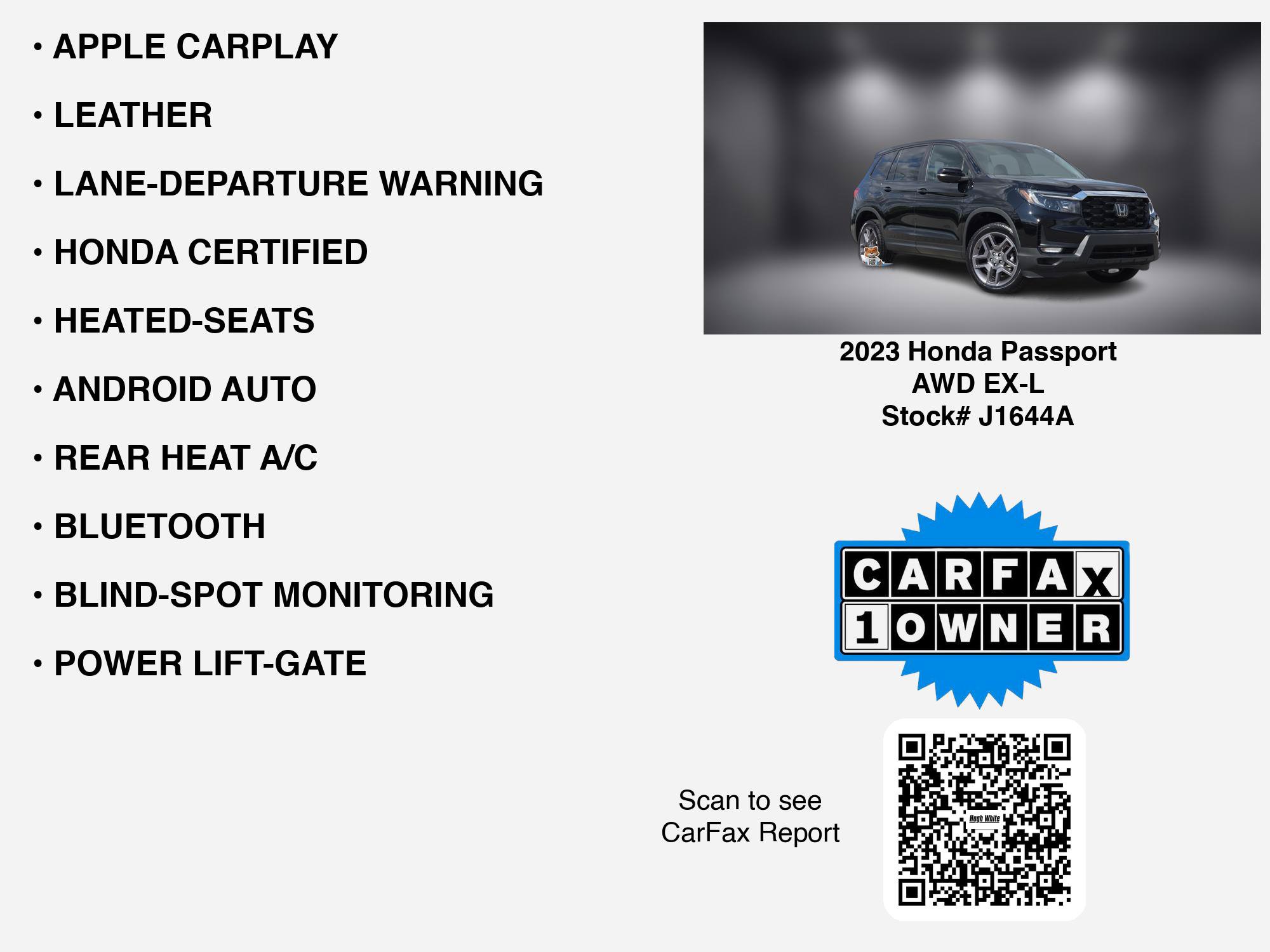 Used 2023 Honda Passport EX-L image 7