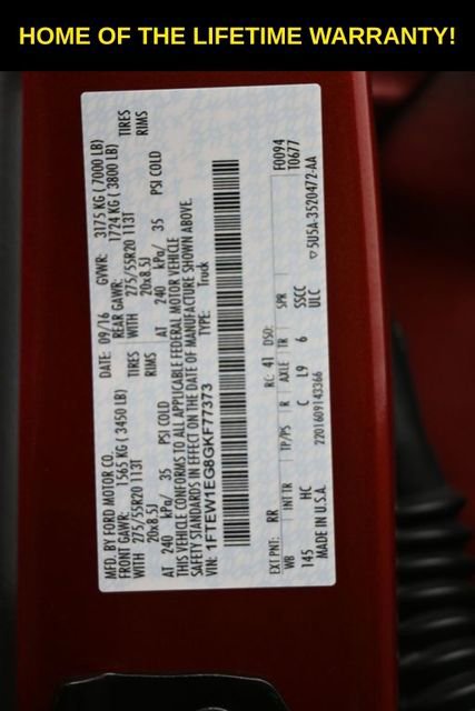 Used 2016 Ford F150 Lariat AWD/4WD image 53