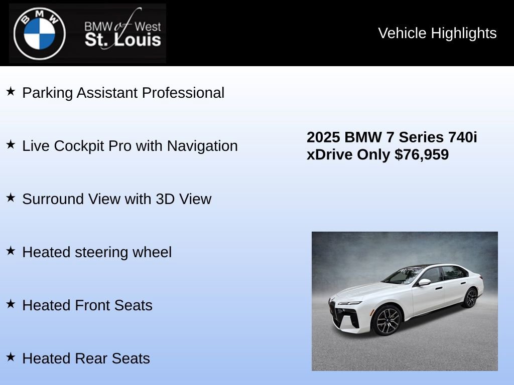 Used 2025 BMW 740i xDrive image 23