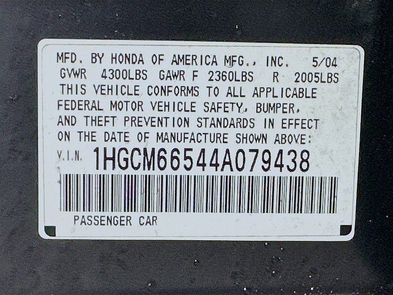 Used 2004 Honda Accord EX image 32