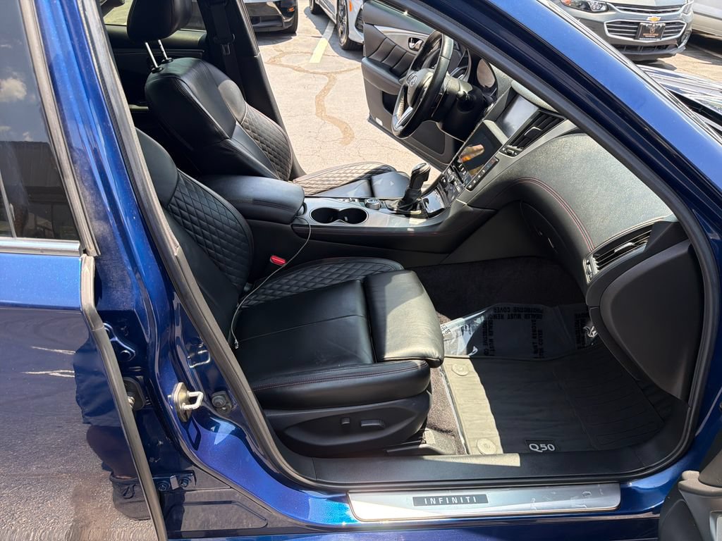 Used 2018 INFINITI Q50 Red Sport 400 w/ Proactive Package AWD/4WD image 46