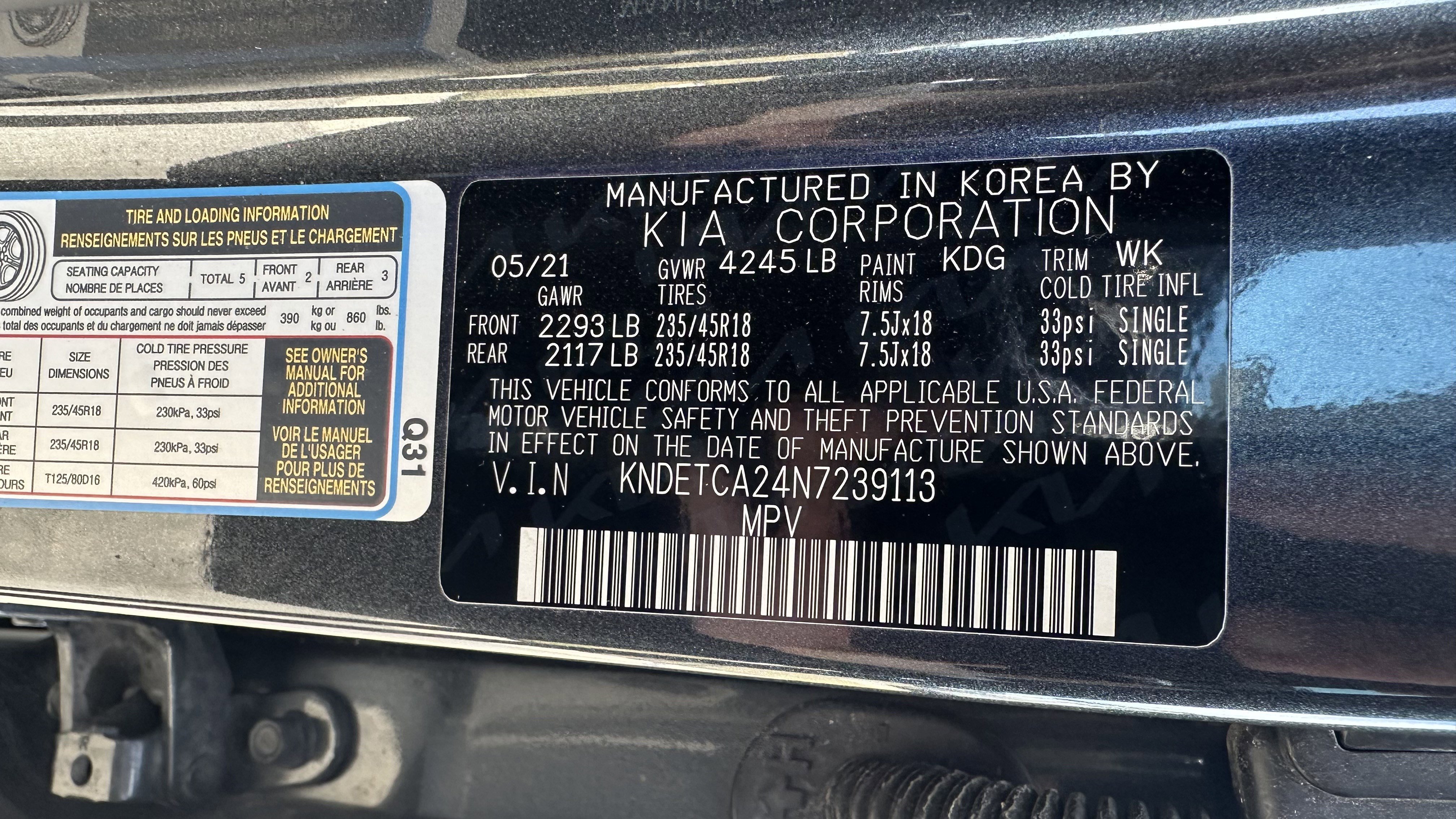 Used 2022 Kia Seltos SX w/ Sunroof Package image 16