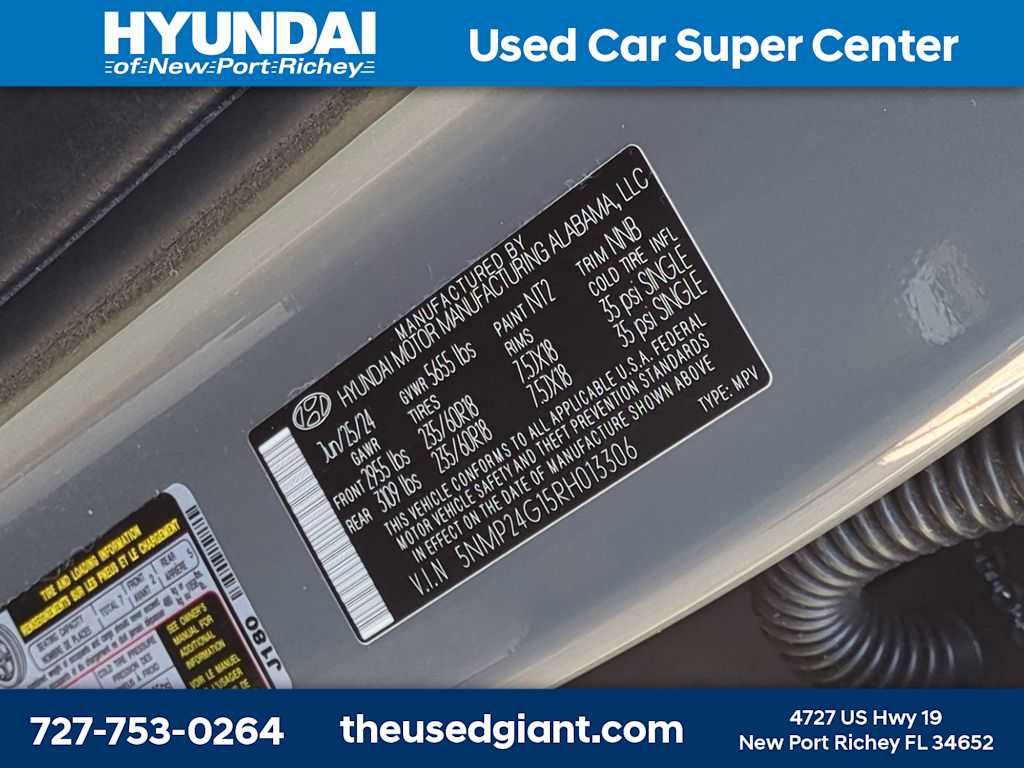 Certified 2024 Hyundai Santa Fe SEL FWD image 35