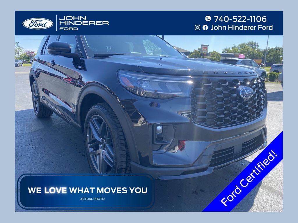 Certified 2025 Ford Explorer ST-Line w/ ST-Line Street Pack