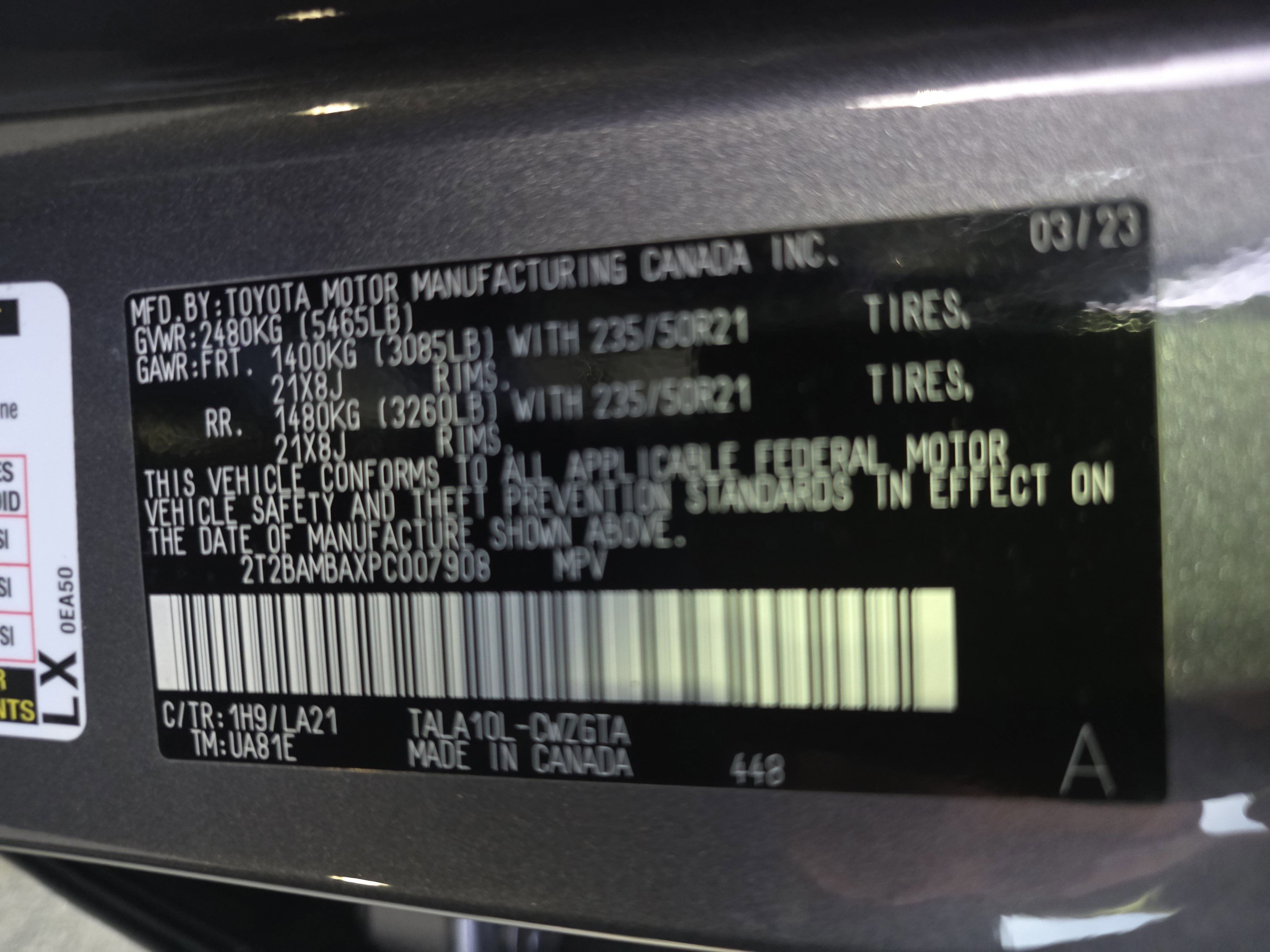 Certified 2023 Lexus RX 350 FWD w/ Accessory Package (Z1) image 10