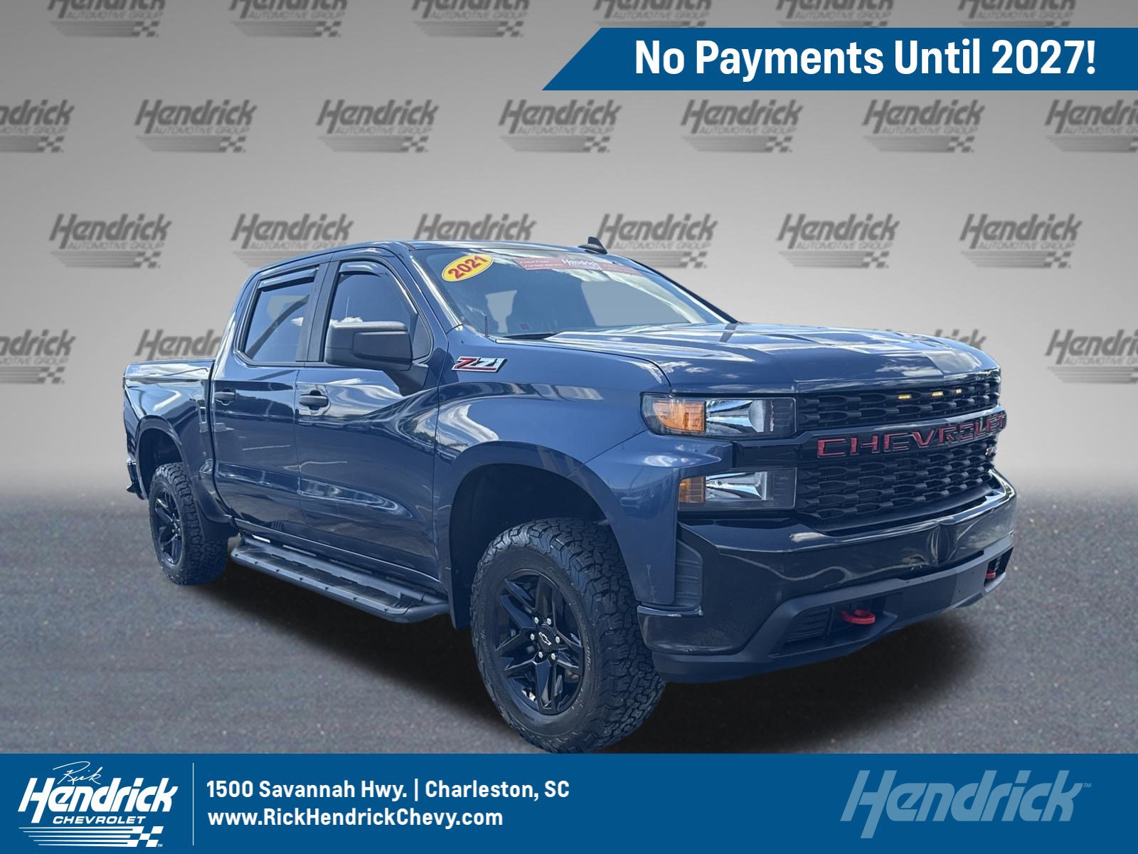 Used 2021 Chevrolet Silverado 1500 Custom Trail Boss w/ LPO, Dark Essentials Package
