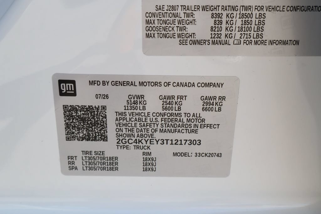 New 2026 Chevrolet Silverado 2500 ZR2 w/ LPO, Dark Essentials Package AWD/4WD image 38