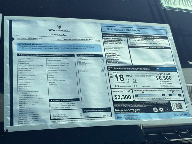 New 2027 Maserati Grecale Modena AWD/4WD image 47