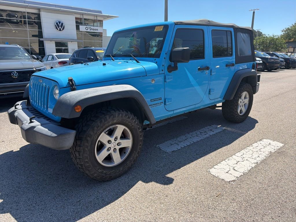 Used 2017 Jeep Wrangler Unlimited Sport w/ Quick Order Package 24S AWD/4WD image 31