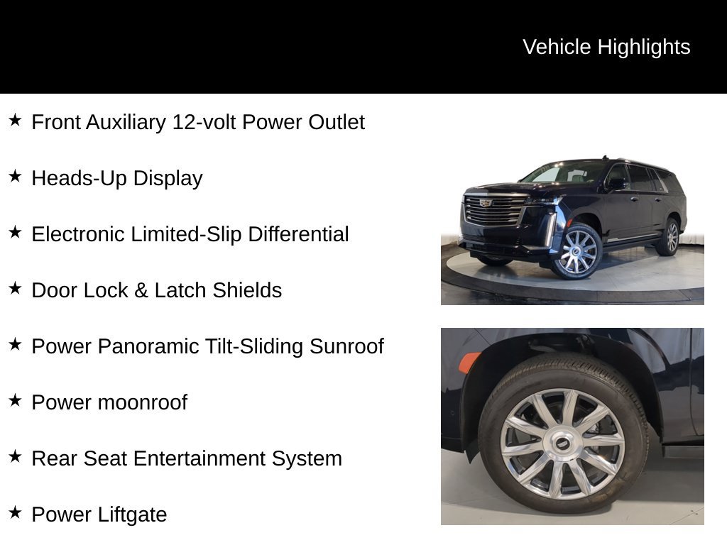 Used 2023 Cadillac Escalade ESV Premium Luxury Platinum AWD/4WD image 38