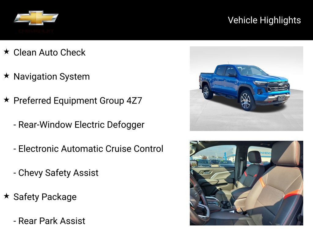 Certified 2023 Chevrolet Colorado Z71 w/ Z71 Convenience Package 2 AWD/4WD image 18