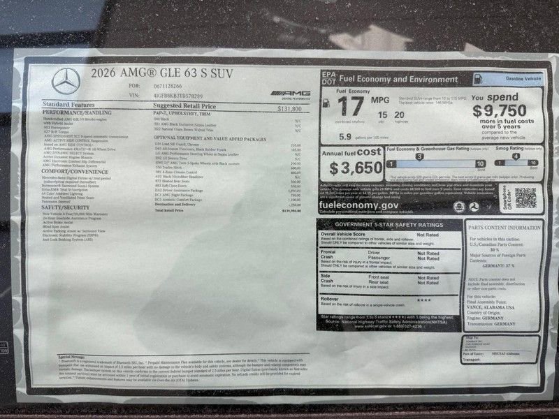 New 2026 Mercedes-Benz GLE 63 AMG S image 4