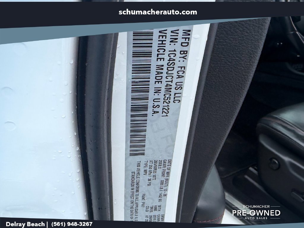 Used 2021 Dodge Durango R/T w/ Technology Group AWD/4WD image 19