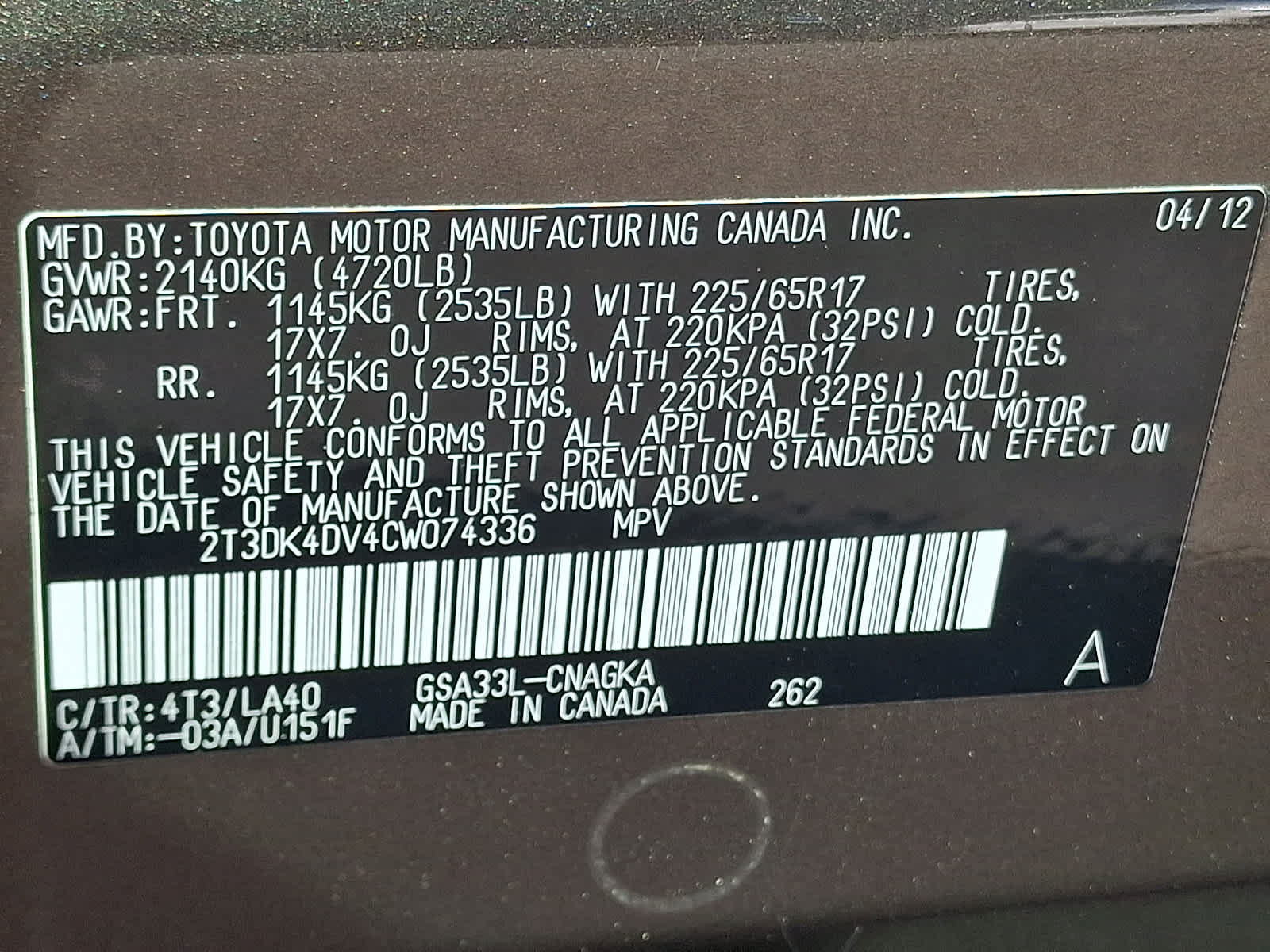 Used 2012 Toyota RAV4 Limited w/ Navigation Value Pkg AWD/4WD image 30