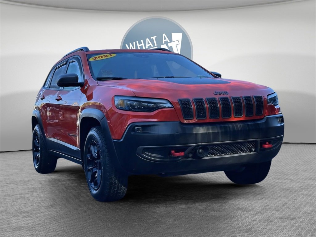 Certified 2021 Jeep Cherokee Trailhawk w/ Sun, Sound & Nav Group image 33