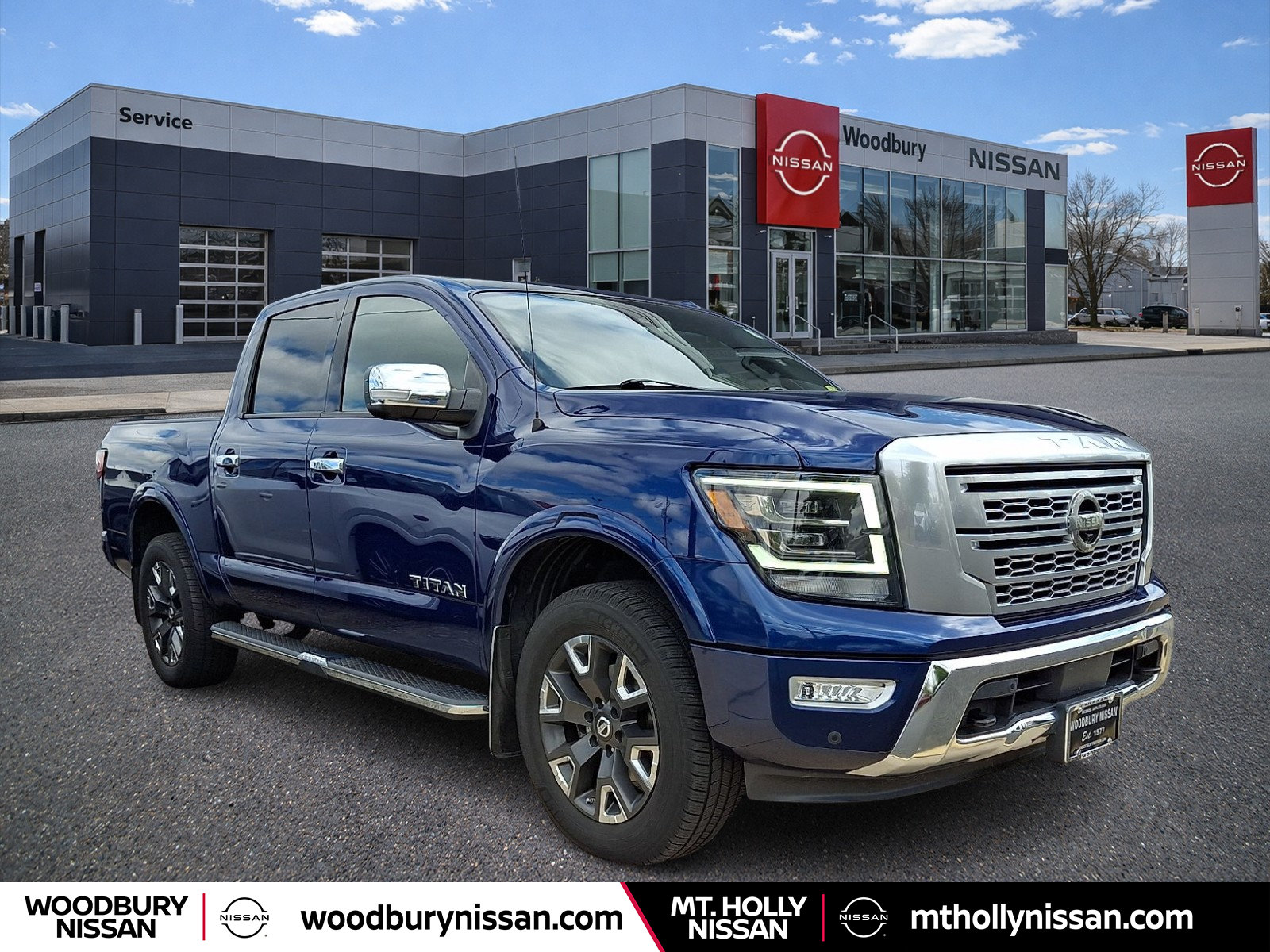 Certified 2021 Nissan Titan Platinum Reserve w/ Moonroof Package AWD/4WD image 1
