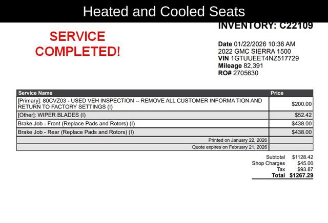 Used 2022 GMC Sierra 1500 AT4 w/ Technology Package image 5