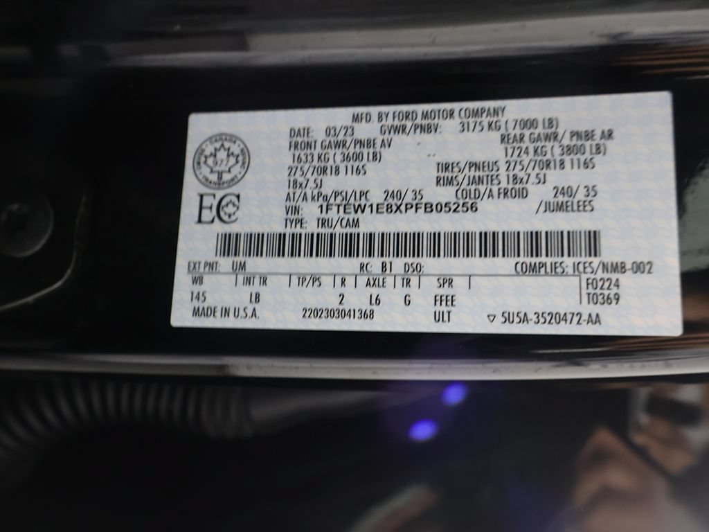 Used 2023 Ford F150 Tremor w/ 360 Degree Camera Package AWD/4WD image 51